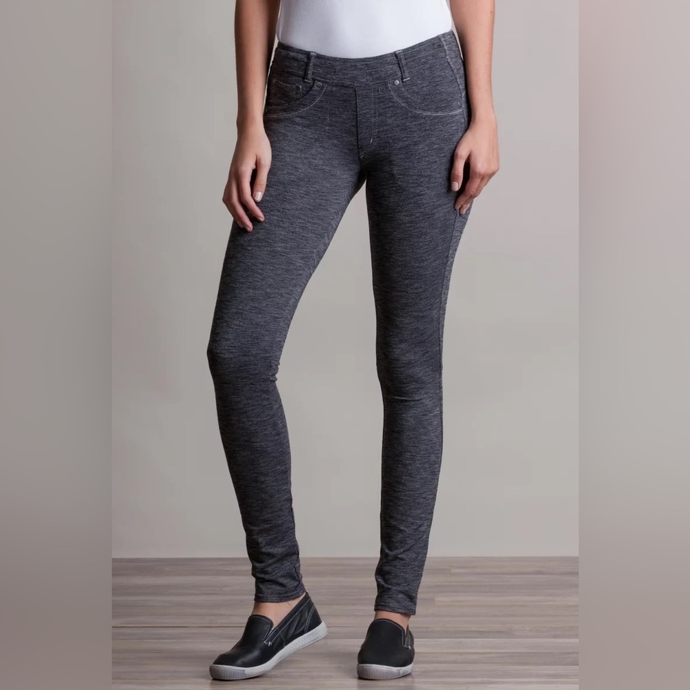 Women's Kuhl Mova Skinny Pants 2R dark teal/blue